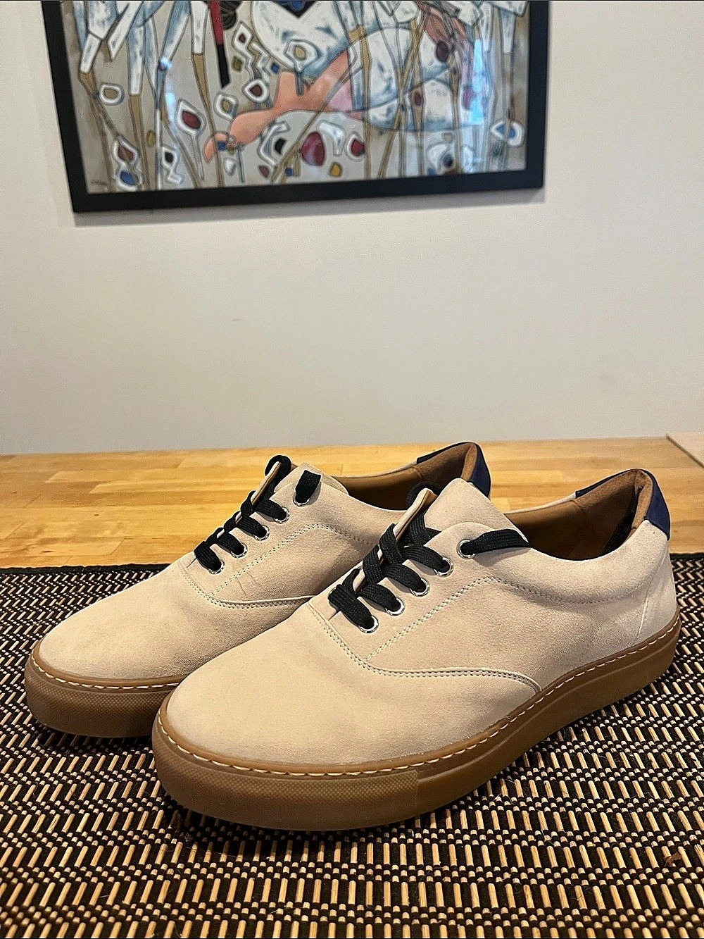 TAFT made in Spain Gumsole Sneaker Tan US 9 Like New